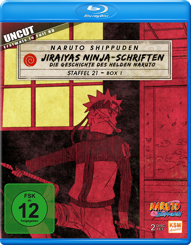 Naruto Shippuden - Staffel 21 Box 1: Episode 652-661 (uncut) Blu-ray Cover Naruto Shippuden - Staffel 21 Box 1: Episode 652-661 (uncut) Blu-ray Cover