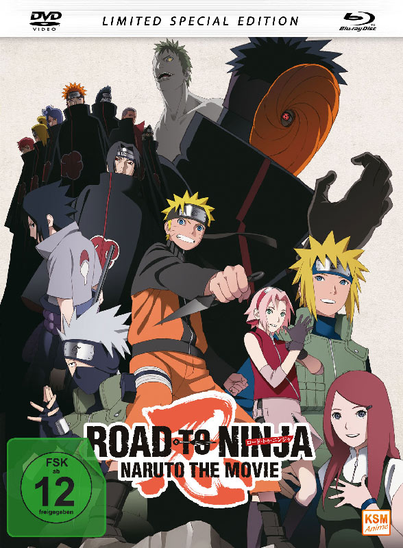 Naruto Shippuden - The Movie 6: Road to Ninja (2012) - Mediabook - Limited Edition Cover